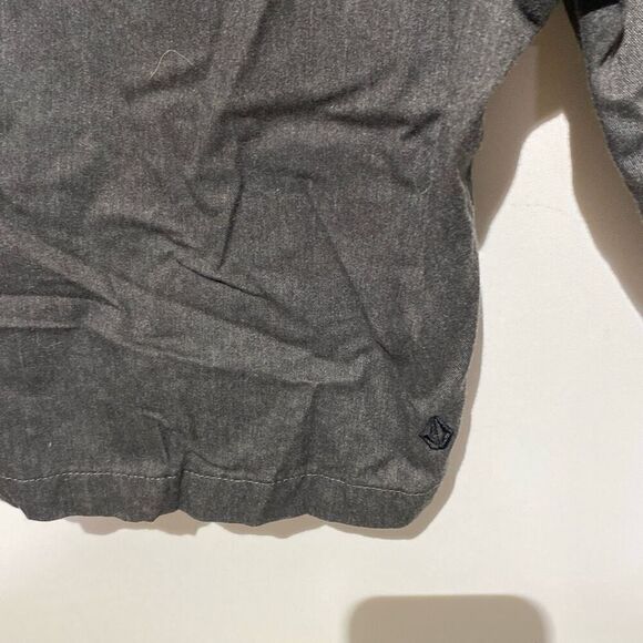 Volcom Men's Gray Solid Vmonty Casual Flat Front Shorts Size 32 - Picture 6 of 11